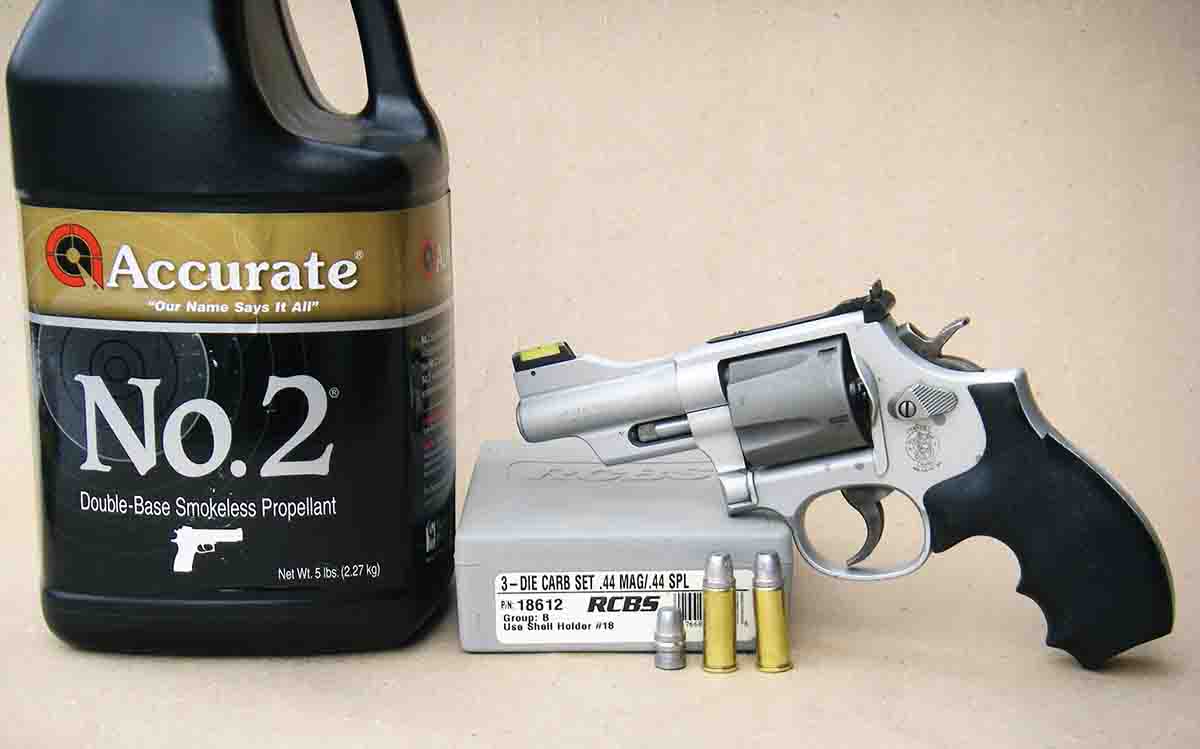 The Smith & Wesson Model 396 Mountain Lite .44 Special can be handloaded to deliver respectable performance.